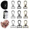 16mm/20mm/26mm Metal Belt Keychain Trigger Clips Pet Leash Hooks Detachable Snap Hook Leather Strap Buckles