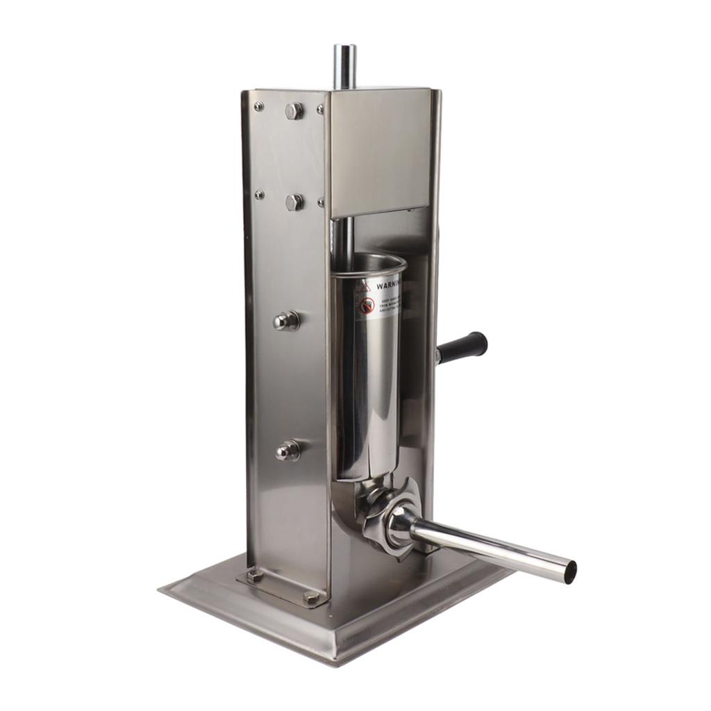 Mașină Manuală de Făcut Cârnați 2L Inox Verticală Mașină de Umplut Cârnați Handmade cu