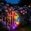 Solar Pumpkin Wind Chime Lights, Garden Courtyard Outdoor Terrace Porch Halloween Haunted House Party Decor Atmosphere Lights