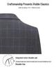 2026 High-End Slim-Fit Plaid Wool Suit Set - Men's Non-Iron Business Casual Formal Wear for Weddings