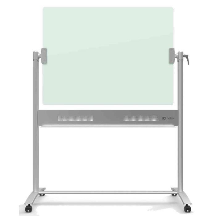 Tableau Magnétique En Verre - Mobil - Diamond - 1200 X 900 Mm - Surface Inscriptible - 2 Faces Pivotables