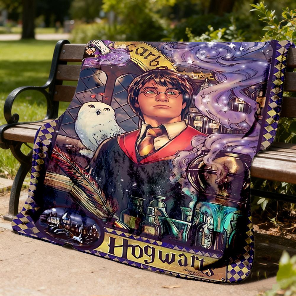 1pc Harry Potter Outdoor Soft Blanket Ultra Plush, Warm, Versatile, and Easy Care for Camping, and