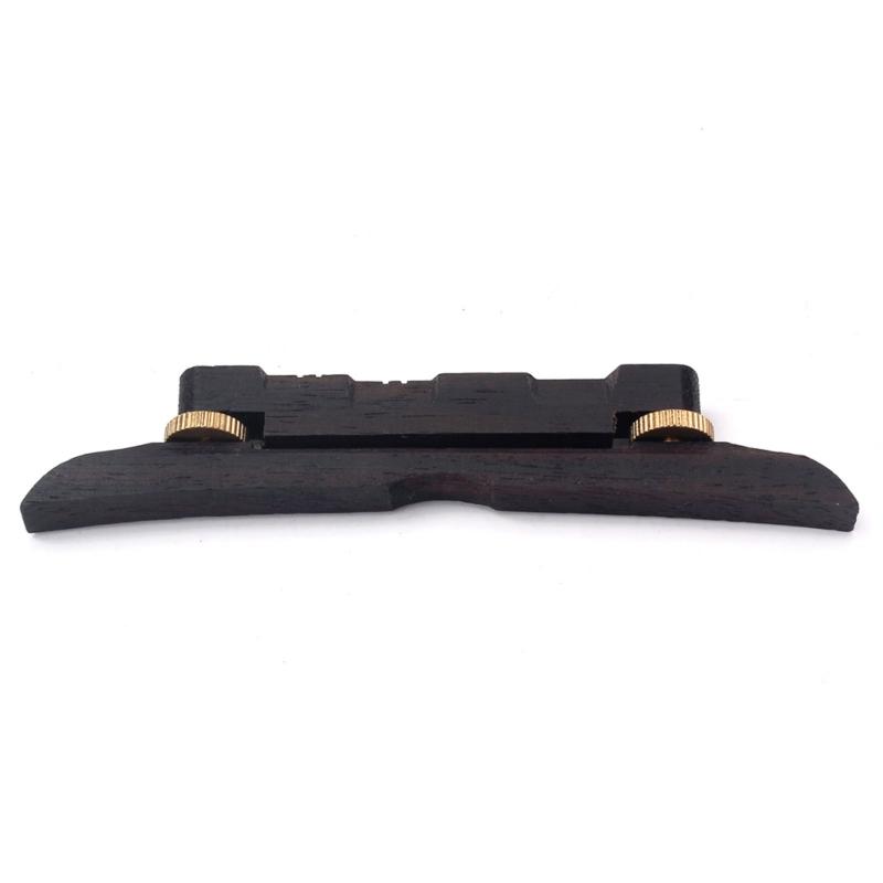 Height Adjustable Ebony Bridge Light Weight Mandolin Bridge Easy Use Guitar Accessories for Musicians Easy To Use