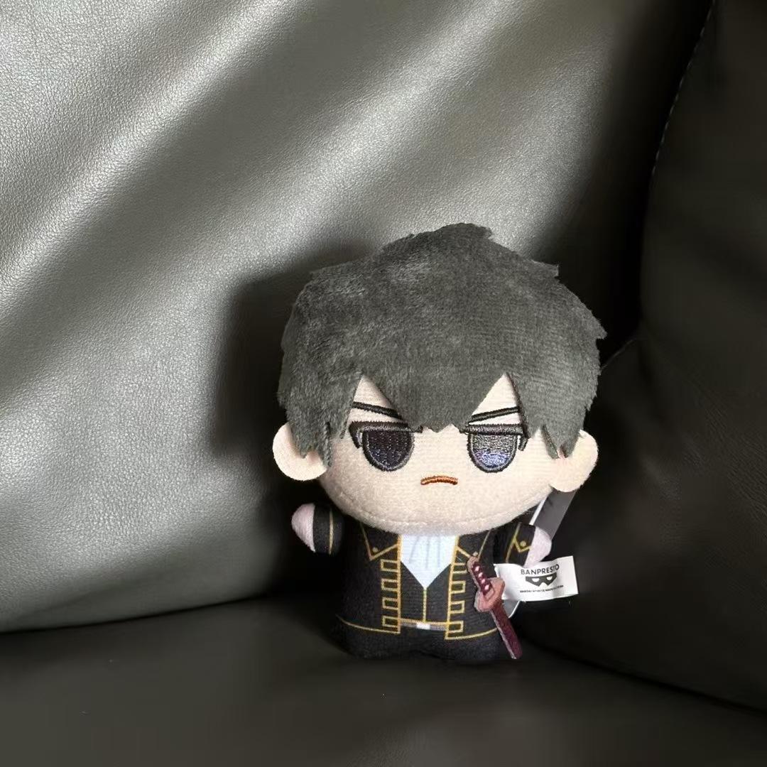 

10cm Sakata Gintoki Plush Toy Gintama Plush Doll Key Chain Bag Decoration Doll Stuffed Collection Kids Toysets Birthday Celebration Gift Option 10CM