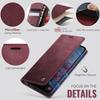 Pro Samsung Galaxy A25 5G (Globální) (161,0 x 76,5 x 8,3 mm) Pouzdro CASEME řady 033 Peněženka s RFID blokováním Stojánek Kožené pouzdro na telefon s texturou telete