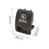 For Mercedes Benz GLC Class 2015-2021 W253 Car ISOFIX Switch Trim Cover Auto Rear Child Safe Seat Bench Switch Cover