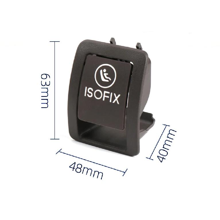 For Mercedes Benz GLC Class 2015-2021 W253 Car ISOFIX Switch Trim Cover Auto Rear Child Safe Seat Bench Switch Cover
