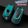 Leather TPU Car Key Case Cover For Opel Vauxhall Astra K Corsa E For Buick Verano ENCORE GX GL6 Folding Keys Shell Accessories