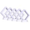 5Pcs Floating Display Case Frame Ring Necklace Earring Packaging Box Jewelry Coin Display Stand Holder