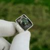 Natural Prehnite Rough Gemstone Solitaire Adjustable Ring 925 Sterling Silver