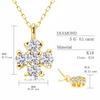 Lala Christie Diamond Cross Necklace in 18K Gold Women's 0.1ct (lp51-0013-yg)