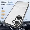 KEYSION Transparent Phone Case for VIVO Y03 Y03t Soft TPU+PC Anti-slip HD Clear Shockproof Phone Back Cover for VIVO Y18 Y28s 5G