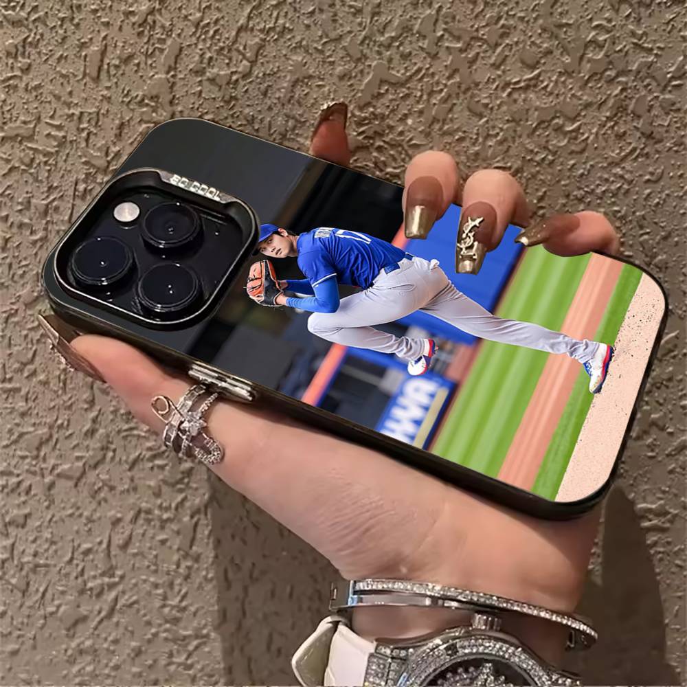 Baseball S-Shohei Ohtani Phone Case For IPhone17 16 11 12 13 14 15 16 Pro Max Plus Cover Colored Silver Funda Bumber
