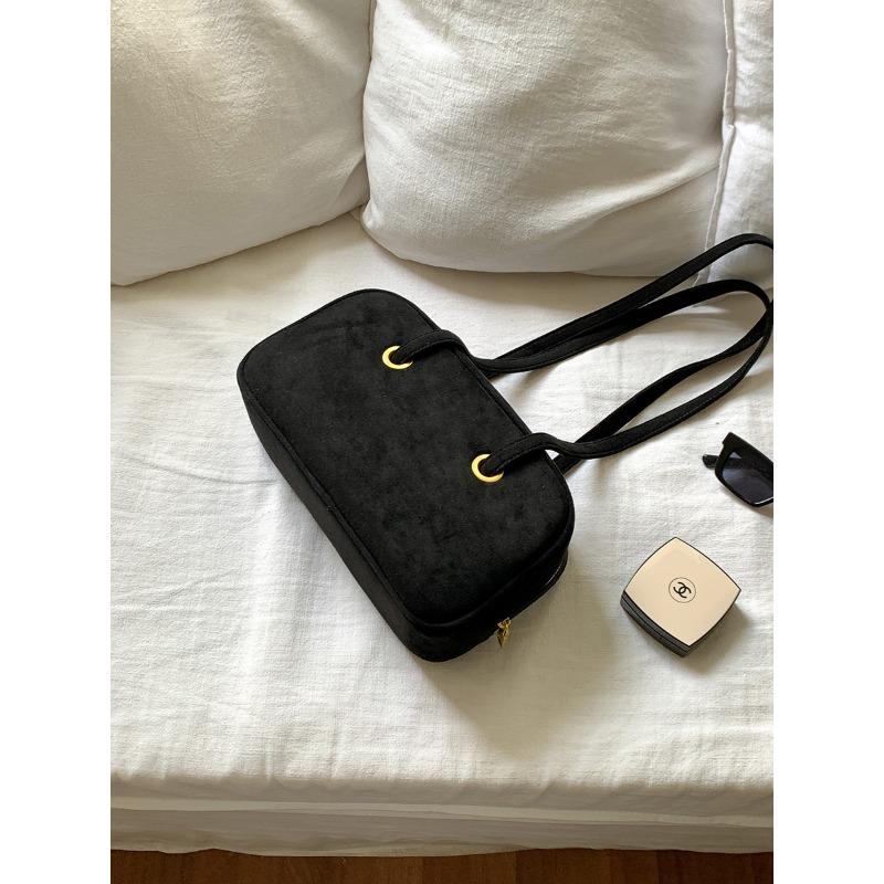 Retro suede bag versatile autumn and winter new plush shoulder bag women's hand underarm bag