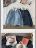 Men's Plush Thickened Denim Jacket - Warm and Casual Cotton Coat for Autumn and Winter