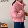 BITCED Autumn Women's Urban Casual Puffer Coat Cotton Jacket Fashionable Elegant Outerwear