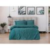 Bed Linen Set - 1 Duvet Cover 220 X 240 Cm + 2 Pillowcases 60 X 60 Cm - Sateen 100% Cotton - Blue