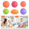 6pcs Baby Tactile Hand Ball Training Toys Newborn Babies Textured