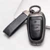 Zinc Alloy Genuine Leather Fit For Peugeot 2008 3008 4008 5008 308 408 508 Citroen C5 C4 C4L C6 C3-Xr Picasso Grand Ds3 Auto Key Fob Cover Case