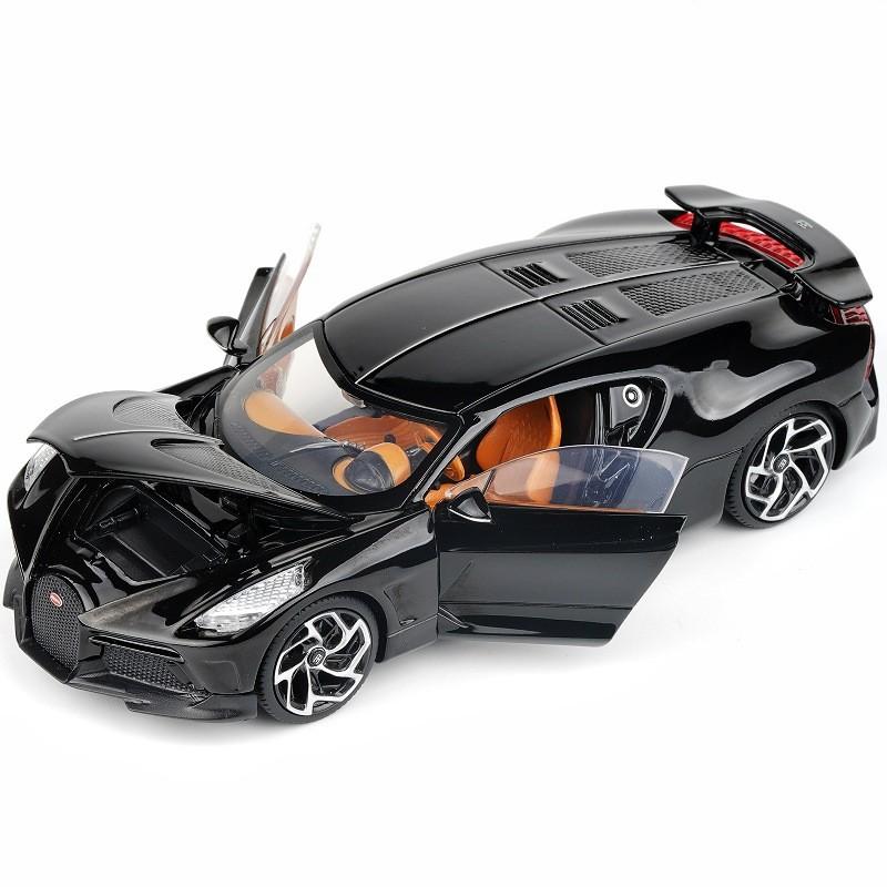 Simulation Alloy Bugatti Dark God Model Toy With Sound And Light Functions