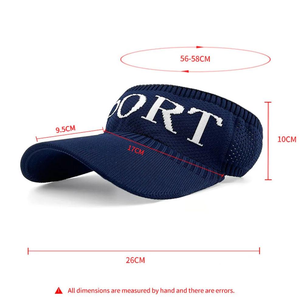 Women's Summer SPORT Sunshade Empty Top Hats UV Protection Visor Outdoor Breathable Baseball Sun Caps
