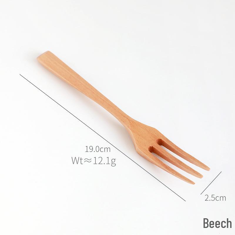 Japanese Beech Wood Long Handle Spoon for Coffee, Rice, and Soup