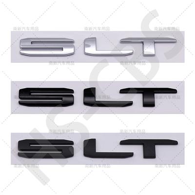 3D SLT Car Rear Label Emblem Logo Car Stickers For Yukon SLT Badge Tailgate Decal Car Styling Accessories