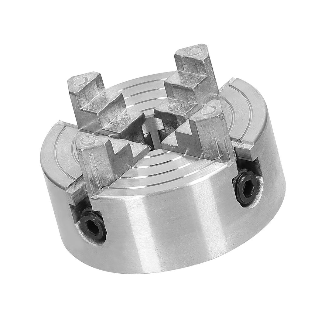 Lathe Chuck 3 Jaws 4 Jaws Manual Self Centering Mounting Bolt for Grinding Milling Turning Machine