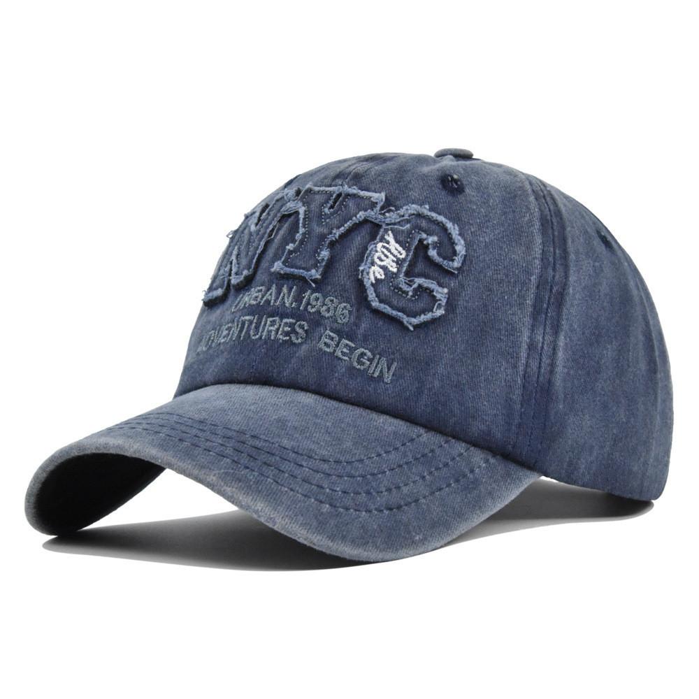 Tongue Duck Hat Vintage Nyc Letter Three Dimensional Embroidered Baseball Hat