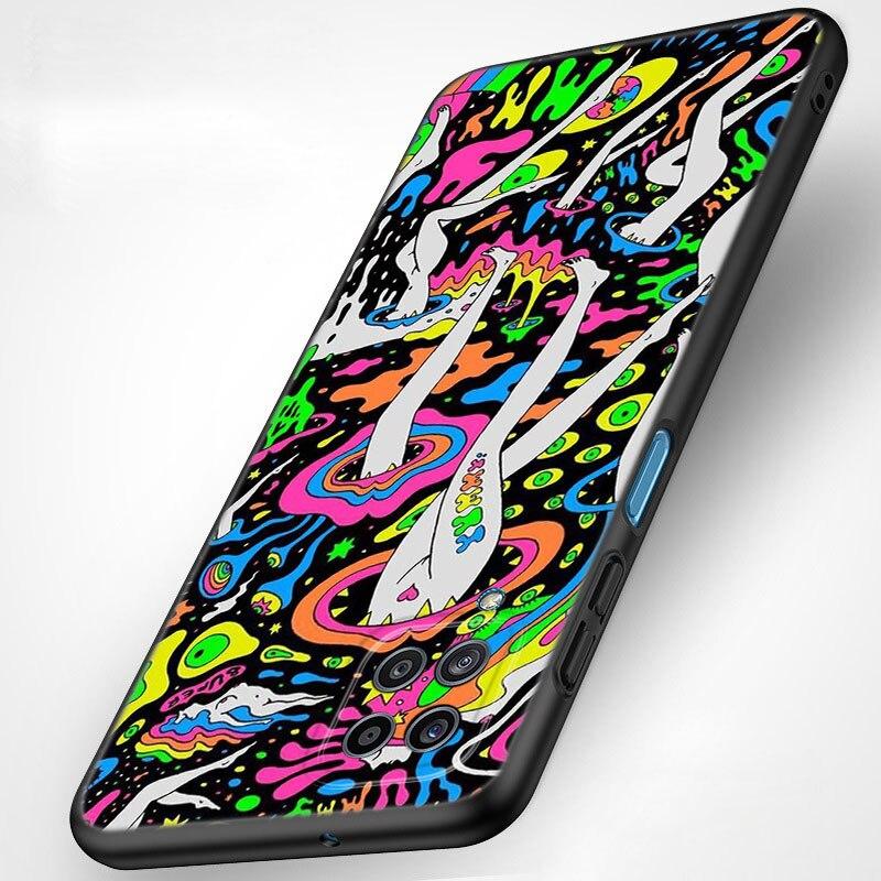 Colourful Psychedelic Trippy Art Case For Samsung A21 A30 A50 A52 S A13 A22 A32 A33 A53 A73 5G A11 A12 A31 A51 A70 A71 A72