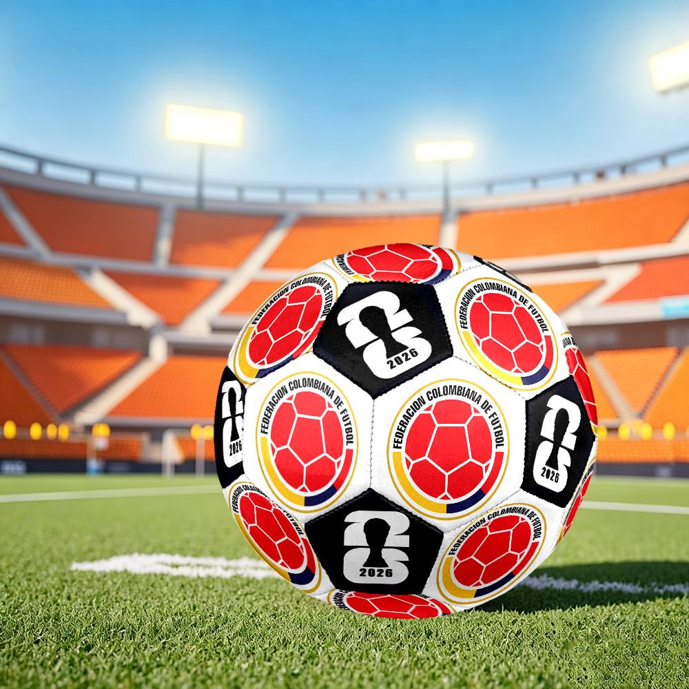 1pc Colombian Football Size 5 Soccer Ball Professional Match Training Football Indoor &Outdoor Sports Ball Club Training Ball Lightweight Durable y13
