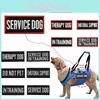 Pet Patch With Velcro Do Not Pet Therapy Dog Training Service Black And White English 9*4cm