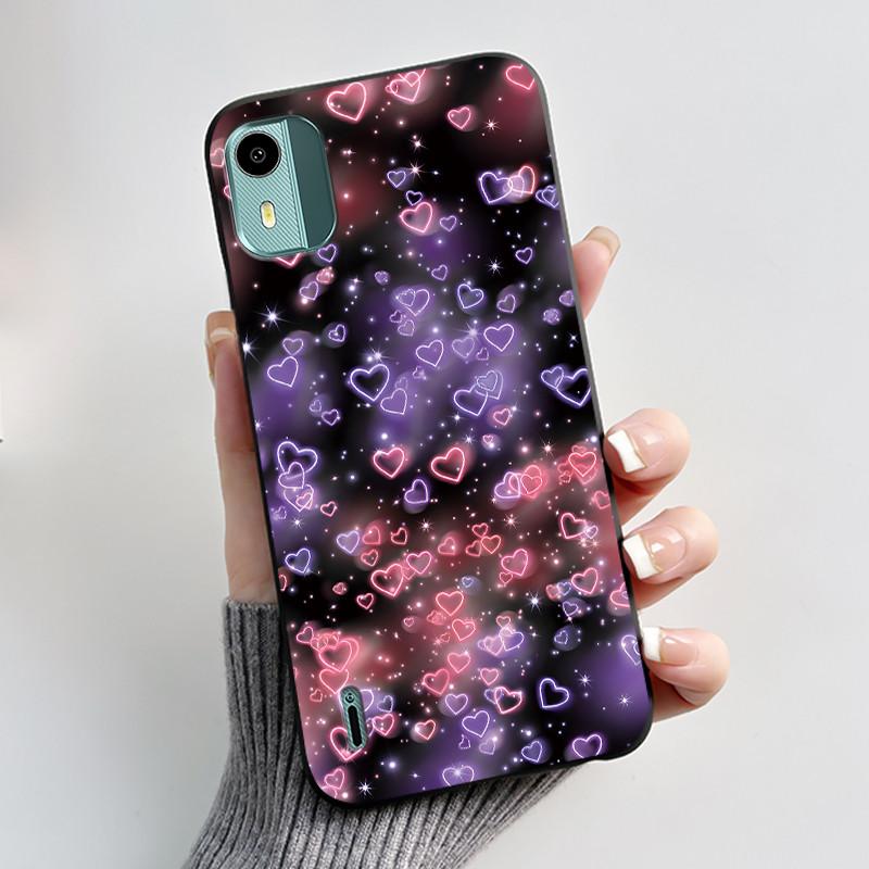 Soft TPU Case For Nokia C12 Cute Love Rabbit Funny Shockproof Silicone Phone Case For Nokia C12 Plus Pro Back Cover C 12 Fundas