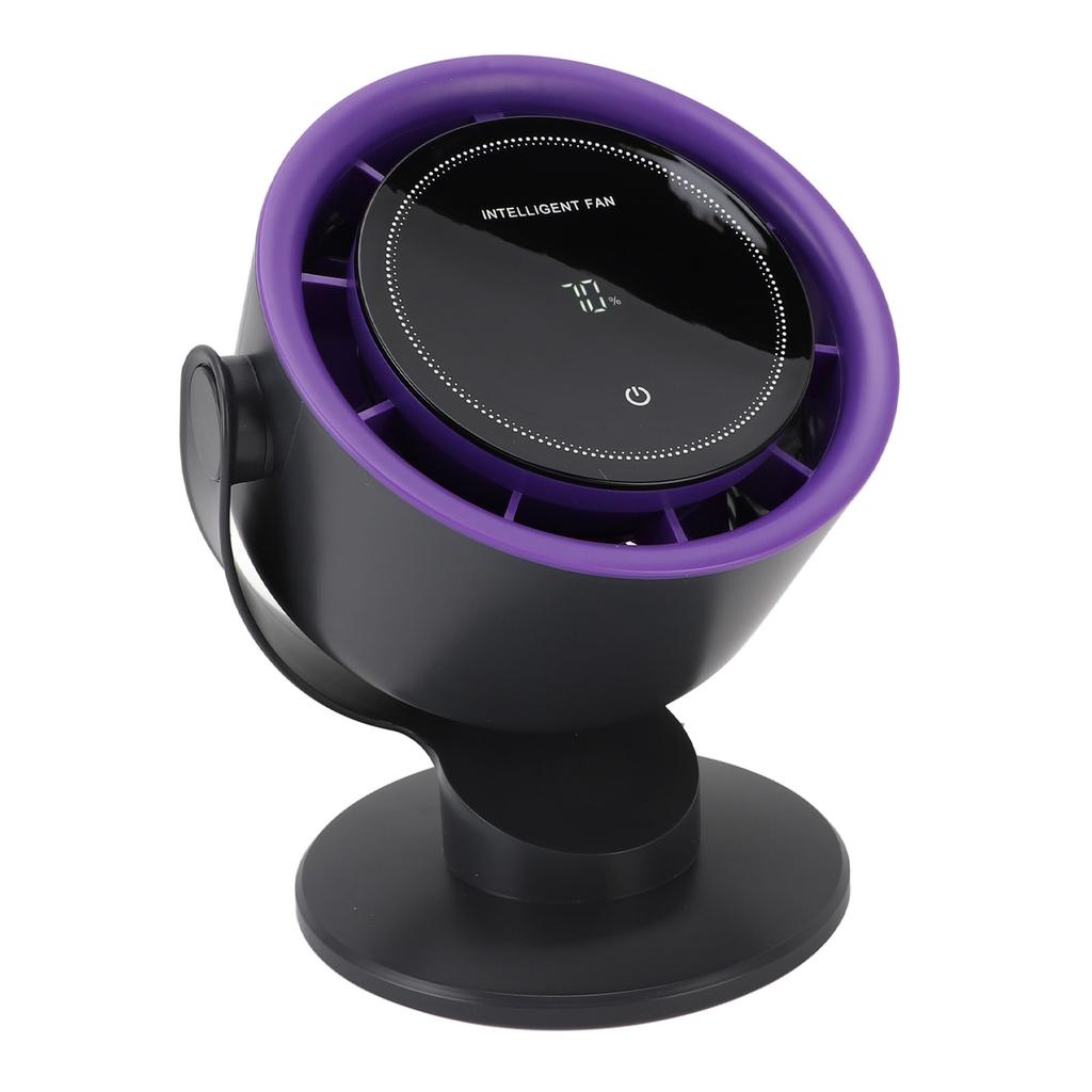 Desk Fan Battery Operated USB Rechargeable Personal Fan Quiet Small Portable Fan 100 Speed Adjustable Digital Display for Office Home Desktop Camping