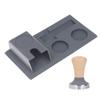 Graue Kaffee-Tampermatte, Pad, Silikon, Kaffee-Eckmatte, Kaffee-Tamperstation für Kaffee