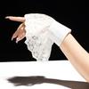 Layering Cuffs for Dresses Detachable Lace Sleeve Women, Elastic Mesh Fake Sleeves Floral Arm Warmers Sweaters Dresses, Wrist Cuffs, Fashion Clothing