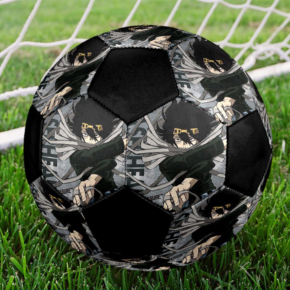 Soccer Ball Colorful Machine Stitched PVC Size 5 Team Training Competition Ready Durable High-Bounce Cool Sports Gift