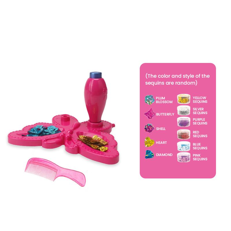 Giftfri Hårpaljett Laminator Magisk Blingbling Diamant Borrmaskin Leksak För Barn Klistermärke DIY Smyckesdekoration Tillbehör Gåvor