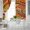 South African Traditional Ethnic Style Curtains Kitchen Decor Items Window Curtains for Living Room Bedroom Curtain Panel
