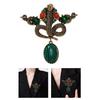 Fashionable Indian Snake Enamel Lapel Pin with Dripping Oil Designs Contrast Accessory for Party Supplies Costumes