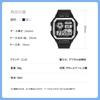 [COJR] Men's Digital Watch, 5 ATM Water Resistant, Multi-Function, Alarm, Stopwatch, Date, Day of the Week, LED Color Light, Popular, Simple,