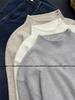 Olive Green Women's Slimming Knit Sweater - Autumn/Winter Half-High Neck Base Layer