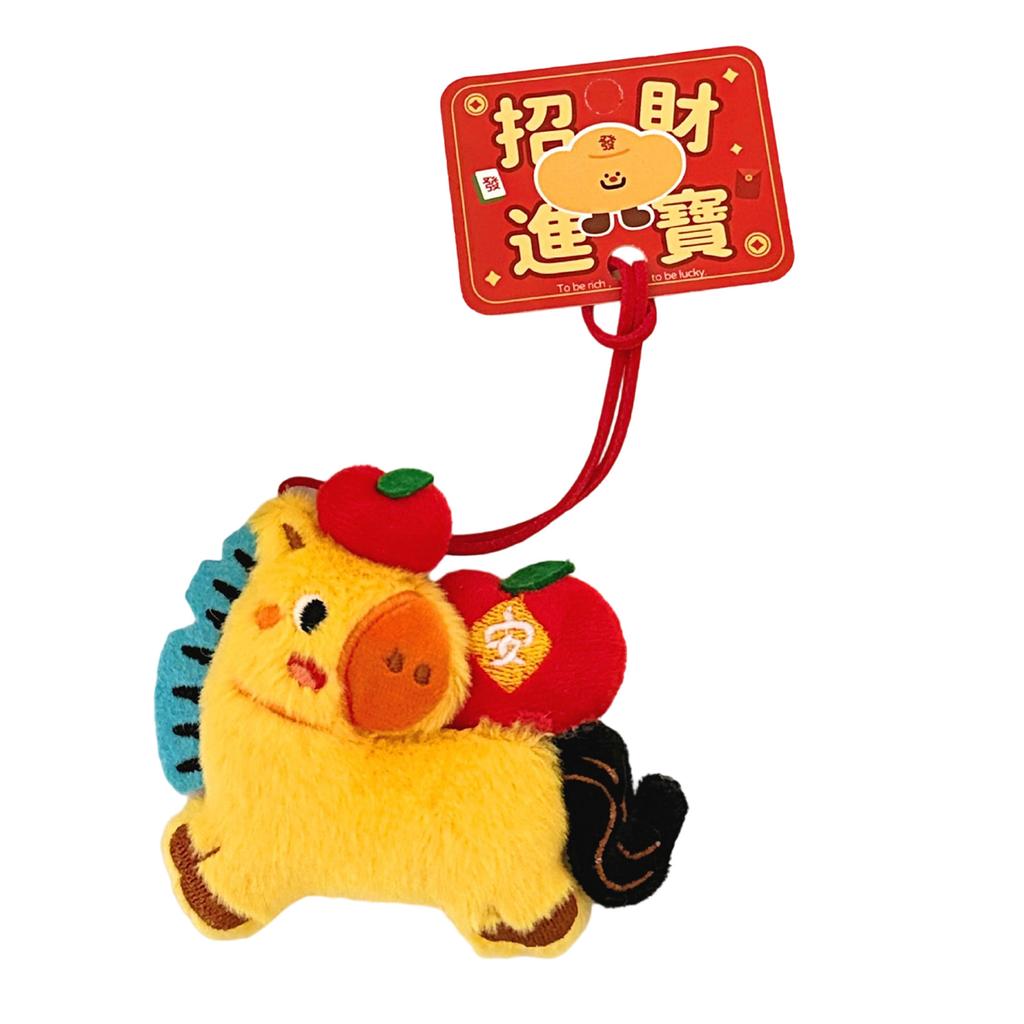 Soft Plush Keychain With Cute Festival Designs Bag Charm Safe Decoration for Everyday Use