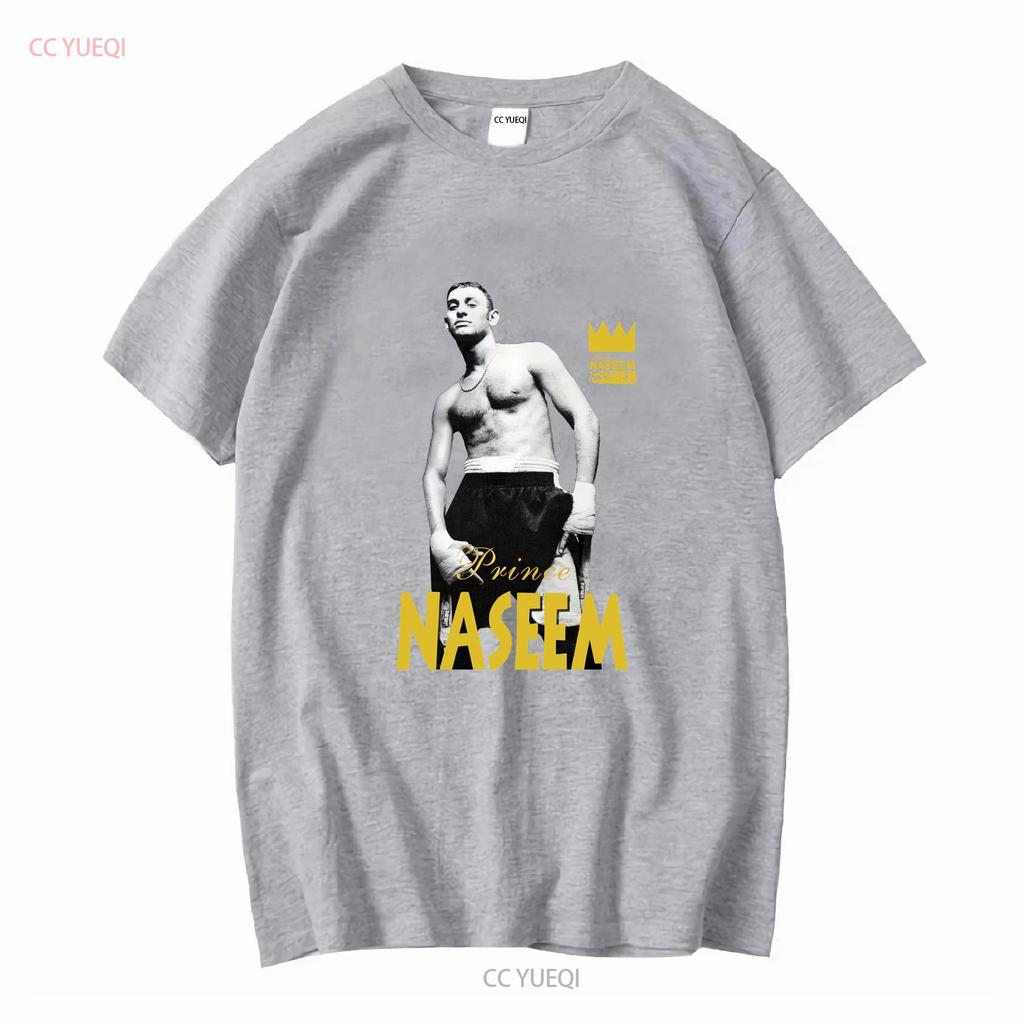 T-shirt da boxe vintage anni '90 Naseem Hamed No mv2627 vintage Lavata Alla moda uomo Casual Leggermente Unisex grafica Traspirante