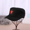 Solid Colors Men Women Army Cap Cadet Military Patrol Hat Golf Driving Red Star Pentagram Casual Hat