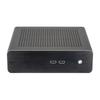 Black Aluminum Mini Htpc Usb2.0 Computer Case With 12V 250W Dc-Atx Power Supply
