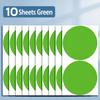10 Sheets Round Dot Stickers Color Circle Labels Self Adhesive Color Coding Stickers for Office School Organization