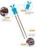 Beginner Kids Chopsticks Easy Use Children Learning Chopsticks Cute Cat Koala Lollipop Fun Learning Helper Child Tableware