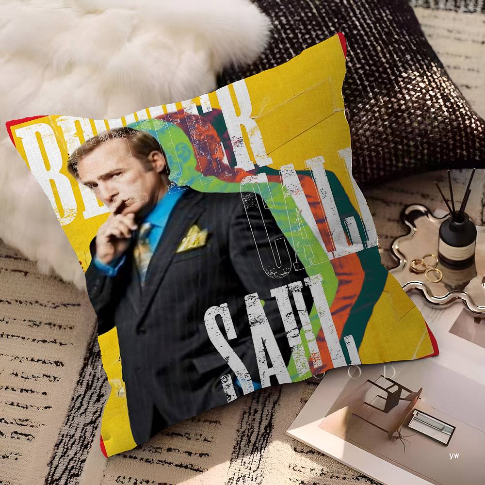 Tv B-Better Call S-Saul Personalized Picture Text Home Decorative Pillows Household Gifts 45X45Cm