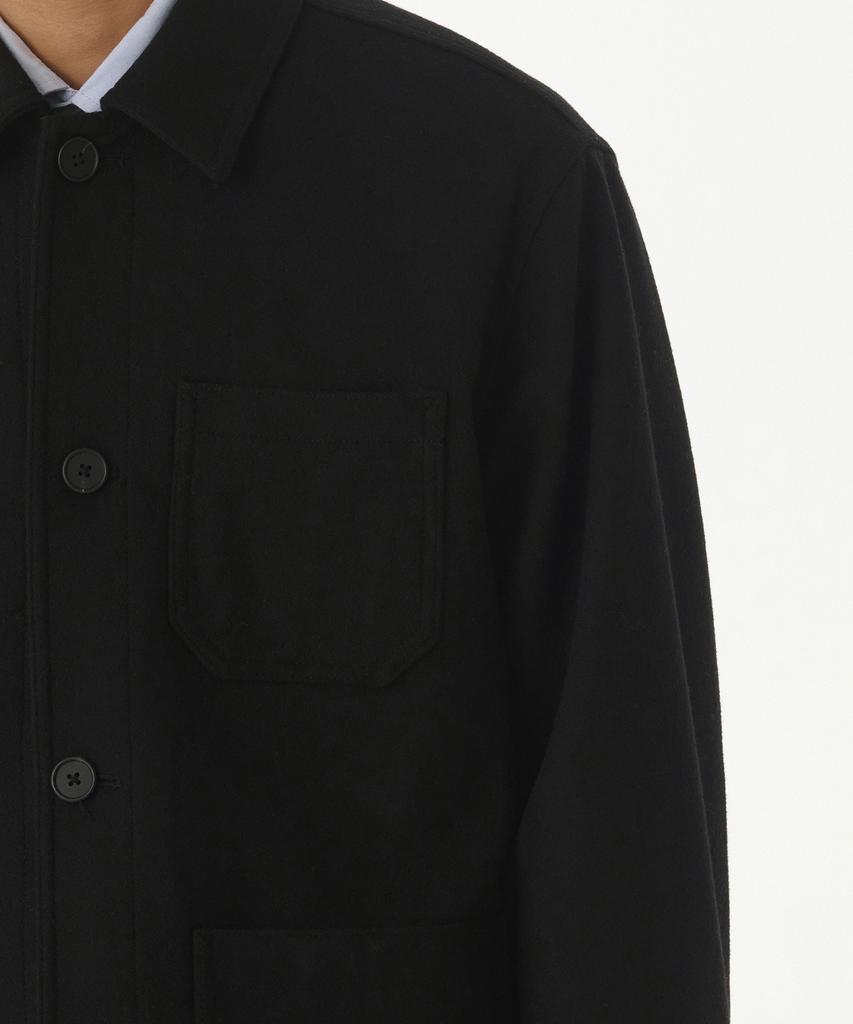 Musinsa Standard Wool Blend Chore Jacket [Black]